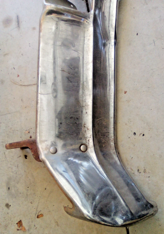 Parachoques trasero cromado Buick Wildcat 1967 se adapta a 67 Buick con soportes DG Foto 4 de 4