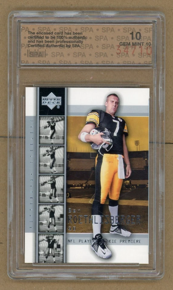 Upper Deck 2004 - Ben Rothlisberger - Jugadores NFL Novato Estreno RC! SPA 10! Foto 2 de 3