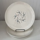 Set of 4 Salem China Simplicity Turquoise 9.5” Dinner plates 1956