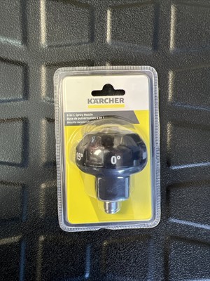 KARCHER 6 in 1 Spray Nozzle 4,000 PSI Universal 8.641-033.0 *Genuine New SEALED!