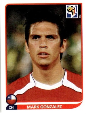 2010 Panini FIFA World Cup South Africa Sticker Mark Gonzalez Chile #635