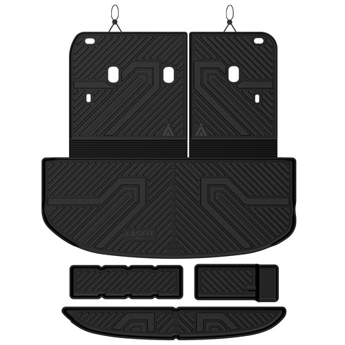 LASFIT Cargo Mat with Seatback for Kia Telluride 2027 Cargo Liner with Seatback