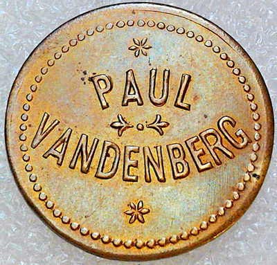 Token : GF 5 Ct Paul Vandenberg 34 mm, BR IRTM1733 | eBay