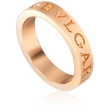 Bvlgari Bvlgari 18K Rose Gold Diamond Ring