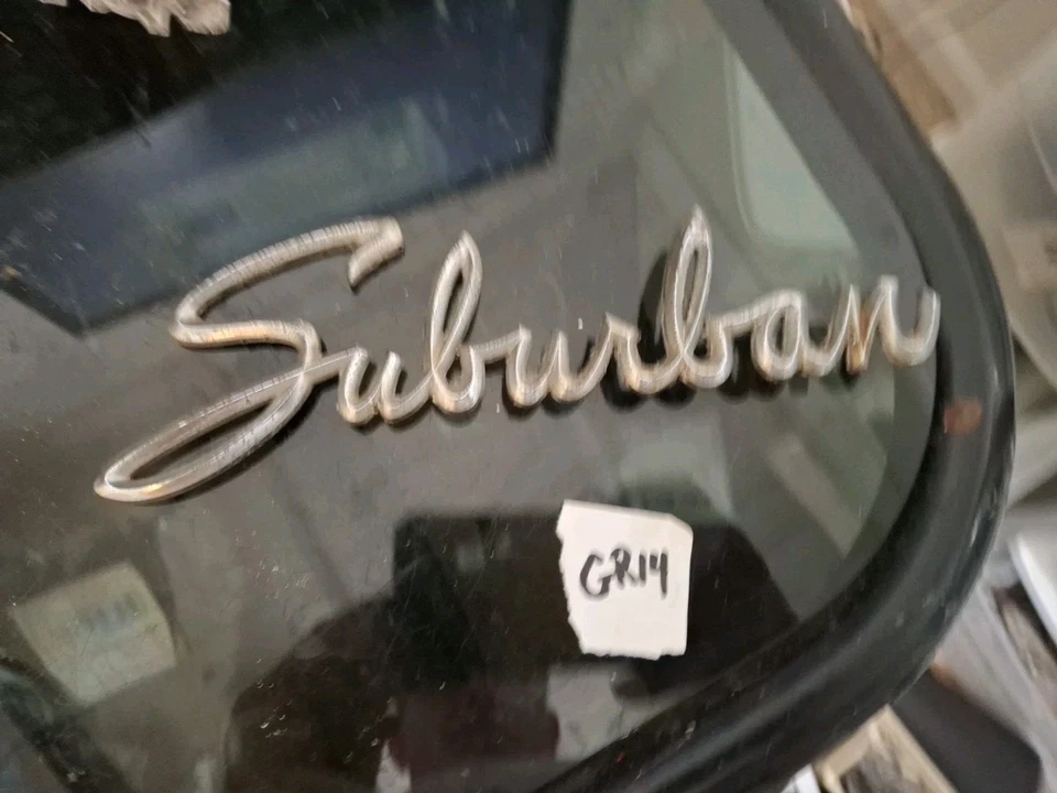 VINTAGE 1959 PLYMOUTH SUBURBAN EMBLEM SCRIPT OEM MOPAR - Image 2 of 4