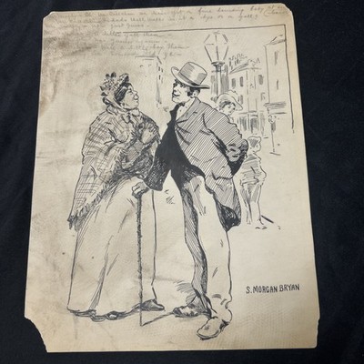 s. morgan bryan original illustration art 'perfect gems' ink on bristol