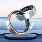 Smart Ring Fitness Tracker Display Screen Heart Rate SPO2/BP Sleep Monitoring 