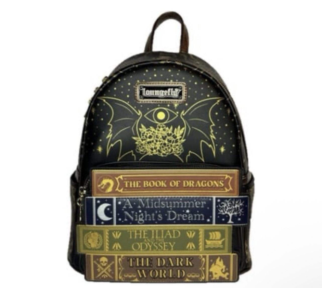 Loungefly Literature Fantasy Books Mini Backpack New With Tags BAM Exclusive