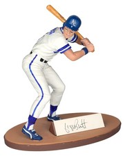 George Brett Signed Kansas City Royals Ceramic Figurine - Beckett LOA