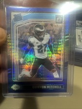2024  Donruss Optic - Rated Rookie Quinyon Mitchell #282 Blue Hyper Prizm (RC)