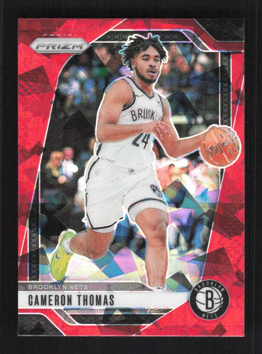 Cameron Thomas 2024-25 Panini Prizm Prizms Red Ice #91