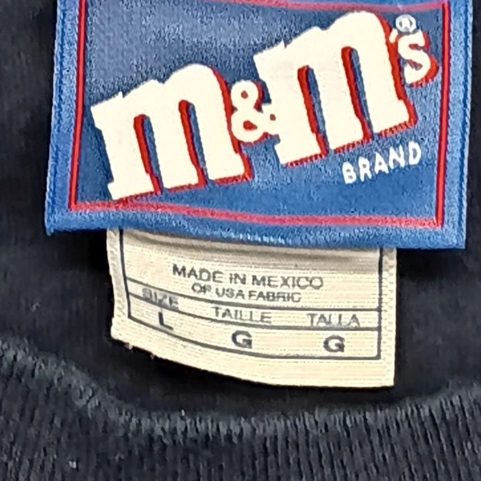 👾Camiseta vintage Y2K M&M’s Candy Charcters árbol de Navidad para hombre talla grande Foto 3 de 4