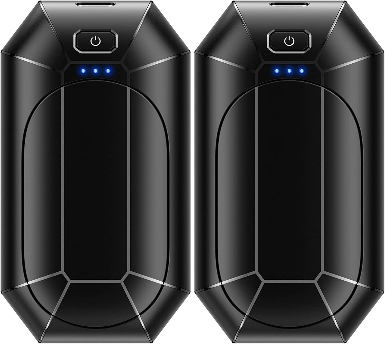 Hand Warmers Rechargeable,  2 Pack 4000Mah Electric Portable Pocket Heater, Heat