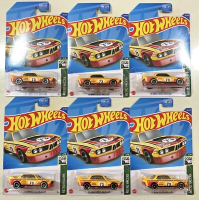 NEW 2022 Hot Wheels B Case '73 BMW 3.0 CSL Race Car LOT 6 VHTF | eBay