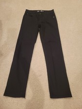 RSQ London Youth Boys Black Denim Slim Straight Jeans Size 12 EUC 27x27 Pants