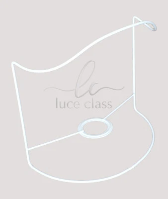 LUCECLASS Telaio struttura ventola veletta ventolina paralume semitondo ferro fai da te