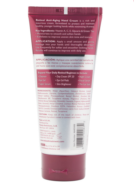 Skincare LdeL Cosmetics Retinol Anti-Aging Hand Cream 3.4 oz