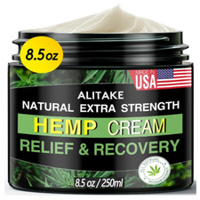 Natural Hemp Cream - Instant Hemp Cream with Hemp, Arnica, MSM, Turmeric, Emu...