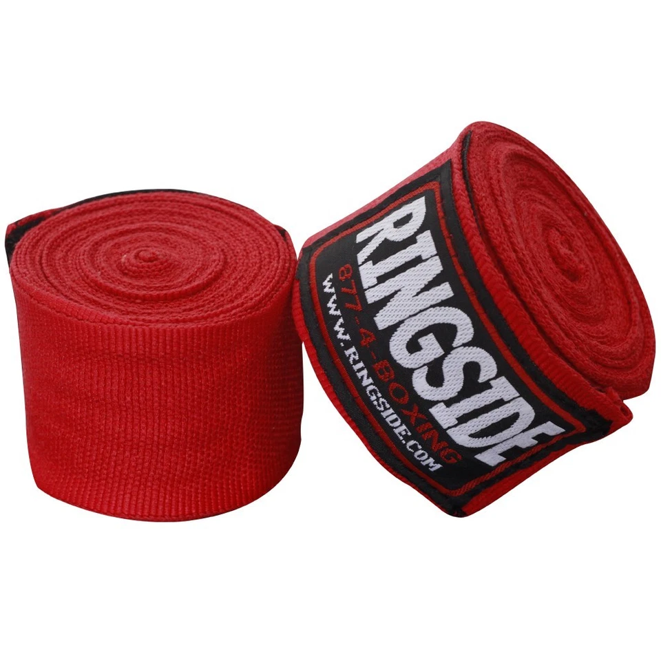 New Ringside Mexican Style Boxing MMA Handwraps Hand Wrap Wraps 180" - Red