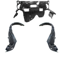 Front Fender Liner Engine Under Cover Set For 2008-2012 Honda Accord Coupe