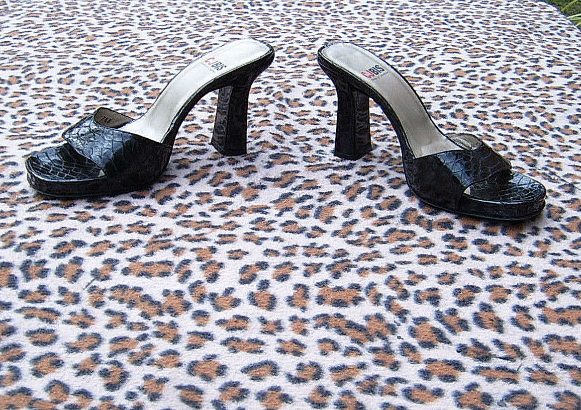 CJ BIS (CHARLES JOURDAN) Paris dark green green green black patent platforms shoes size UK5 ffe031 CJ BIS (CHARLES JOURDAN) Paris dark green green green black patent platforms shoes size UK5 ffe031
