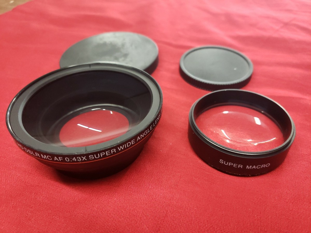 Objectif Grand-angle Professionnel HD MK III – 0,43x + Super Macro – Monture AF – Japon