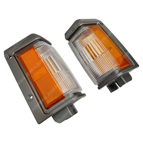 Pair Corner Light for 87-95 Nissan Pathfinder 88-89 D21 Parking Side Marker Lamp - Picture 4 of 6