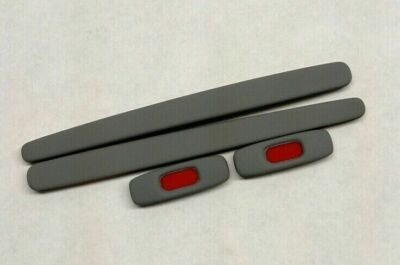Oakley 100% OEM Tumbleweed Earsocks ICON Rubber Gray/Black OX3112 Tip Chrome 0.5