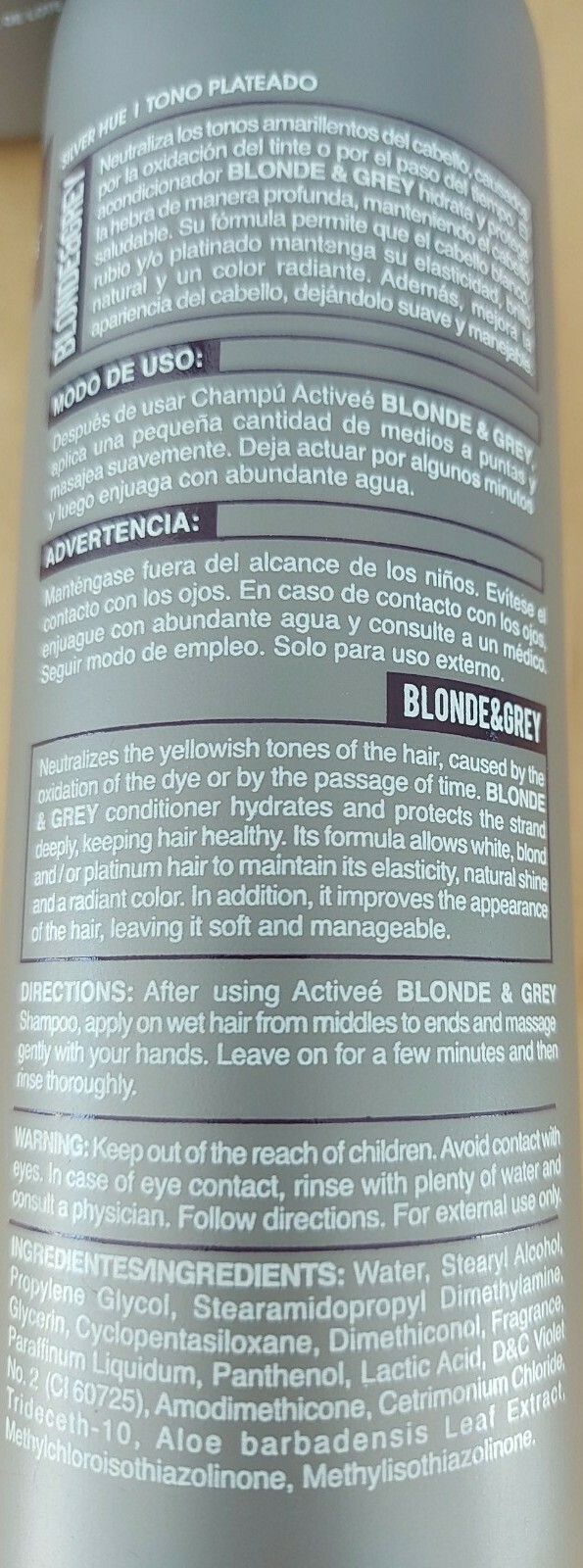 ACTIVEE BLONDE & GREY SHAMPOO + CONDITIONER + TREATMENT  HYDRATION & PROTECTION 