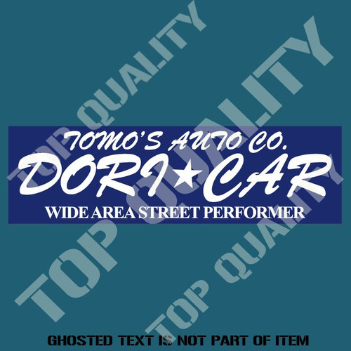 Dory Car Tomo S Auto Drift Decal Sticker Retro Vintage Jdm Drift Slap Stickers Ebay