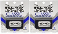 Wilkinson Sword Classic Double Edge Razor Blades (2 Packs Of 5 = 10 Blades) on sale Wilkinson Sword Classic Double Edge Razor Blades (2 Packs Of 5 = 10 Blades) on sale