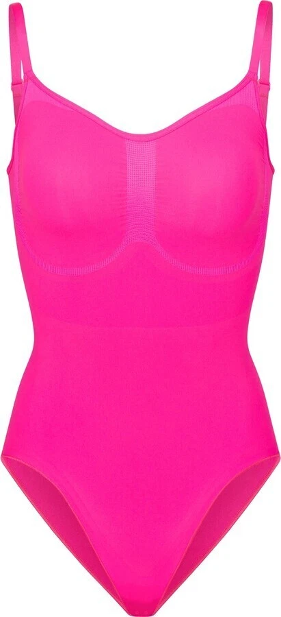 Body Skims Flamingo Barbie Rosa Caliente Sin Costuras Esculpir 1 Pieza 4X 5XL Foto 3 de 4