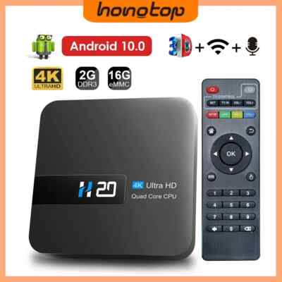 Smart TV Box Android 10.0 2GB 16GB 4K HD Media Player H.265 3D 1080P