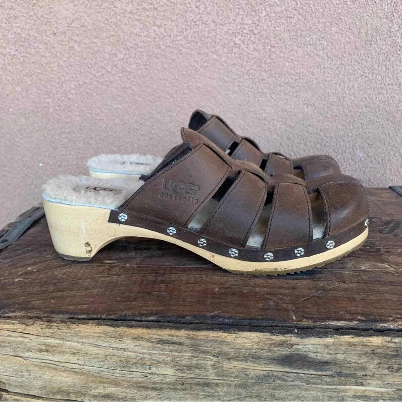 UGG zoccolo foderato sherpa pescatore