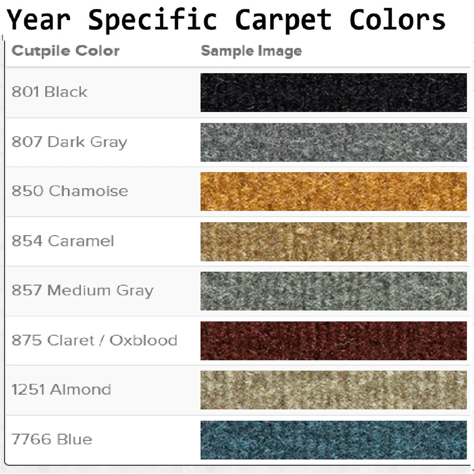 Tapetes Cutpile personalizados para Jeep Grand Wagoneer 4 piezas ACC 1984-1991 Foto 4 de 4