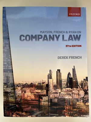 Mayson, French & Ryan on Company Law by Derek French (Paperback, 2021)