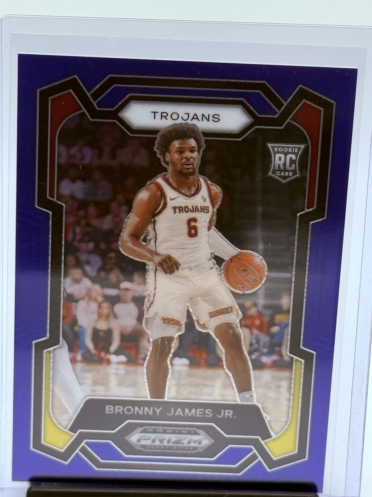 BRONNY JAMES JR Rookie Blue /199 2024 Panini Prizm Draft Picks #86 Lakers