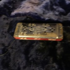 Vintage W.M Kratt Co-6 hole Harmonica Made In the USA