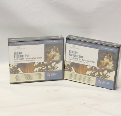 PEDIGREE RESOURCE FILE Family Search Discs 116-125 Master Index Included