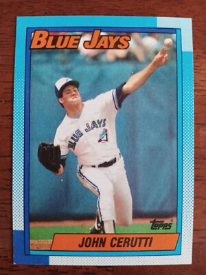 JOHN CERUTTI TORONTO BLUE JAYS 1990 TOPPS BASEBALL #211