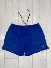 Vintage 80's Adidas Equipment Shorts With Pockets Retro Blue Size Medium