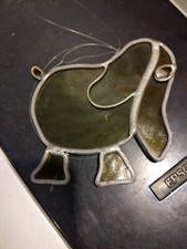 Handmade Elephant Stained Glass Window Décor 