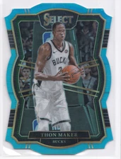   2017-18 Thon Maker 156/185 Panini Select Blue #186 Die-Cut