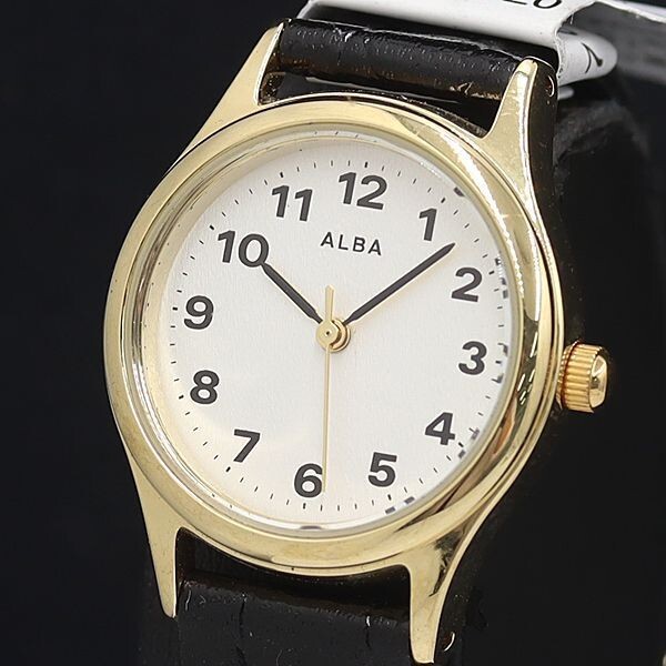 Seiko Alba VJ21-KF60 QZ Silver Dial Women's Watch | eBay