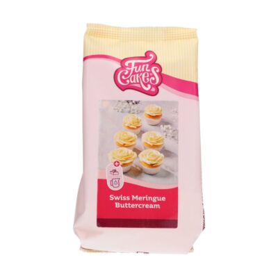 FunCakes Mix für Schweizer Buttercreme  400g  Baiser Buttercream Fertigmischung