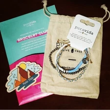 PURA VIDA  AUGUST 2022  NORTH SHORE   BRACELET CLUB STACK ‼️FREE SAME DAY SHIP‼️