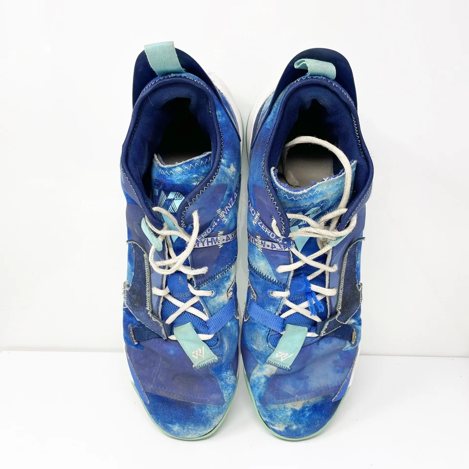 耐克男式 Air Jordan Why Not ZER0 4 DM1289-401 蓝色篮球鞋运动鞋 16 — 第 4/4 张图片