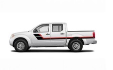 Sport hockey stripes bar graphics decal sticker for Nissan Frontier 2009-Present