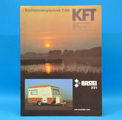 DDR KfT Kraftfahrzeugtechnik 7 1988 Bastei 351 Mifa Cross Wartburg Saab 9000 T