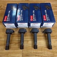4Pcs Denso Ignition Coil 673-2305 For Honda Civic 1.8L L4 2006-11 30520-RNA-A01